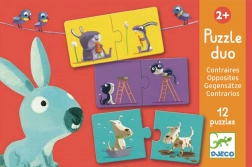 DJECO Duo puzzle Protiklady