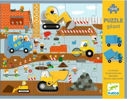Djeco puzzle interattivo cantiere 12 pezzi