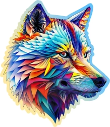 Puzzle in legno Lupo Nobile 250 pezzi WOODEN CITY