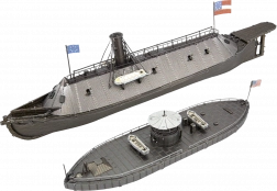 Metal 3D Puzzle METAL EARTH Monitor & Merrimack (ICONX)