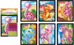 Mozaika Mini Dinosaur Glitter 10x12 cm