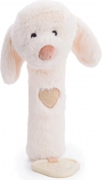 Bigjigs Baby 3-in-1 Dog Rattle with Squeaker and Teether