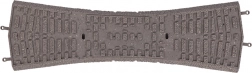 Piko base for double crossover turnout