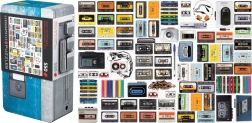 Eurographics Puzzle Cassette Player 550 Pieces in Tin Box