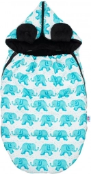 Luxury footmuff NEW BABY Elephants