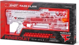 X-Shot FAZE CLAN Ragequit Round transparent blaster for foam balls