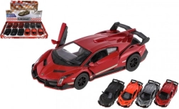 Modello di auto Lamborghini Veneno metallo/plastica 13 cm a frizione