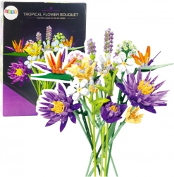 Tropical Flower Bouquet building set 890 pieces