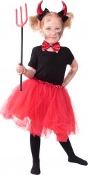 Kids’ Little Devil Costume with Tutu Skirt