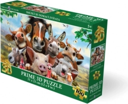Puzzle 3D Animali domestici sorridenti