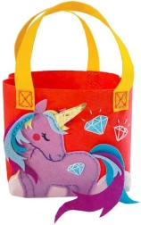 Kreativni set – vijolična torbica samorog Filcani robotki