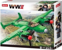 Sluban WWII Soviet Bomber Tupolev TU-2 Construction Set