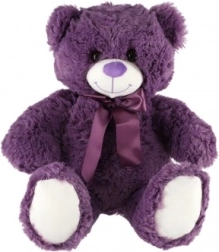 Plush Teddy Bear Michael purple 35 cm