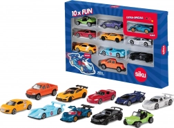 siku set regalo 10 auto sportive