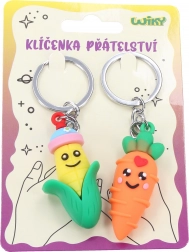 Privjesci prijateljstva s motivom povrća, 2 kom