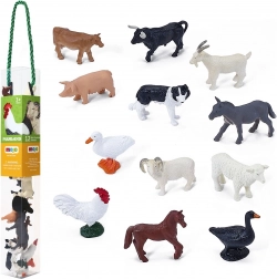 Mini World Farm Animals - 12 pcs