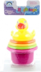 Barvni lončki s piščančkom za vodo