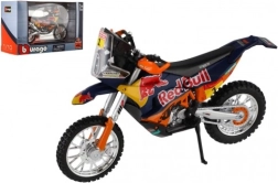 Kovový model motorky BBURAGO RED BULL KTM Rally Dakar 2019, 1:18