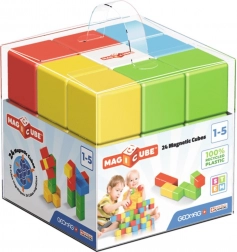 GEOMAG Magicube Color Recycled Crystal Magnetic Cubes – 24 pieces