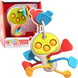 Szenzoros babakulcsok mozgó elemekkel