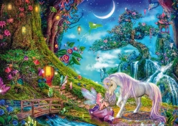 Puzzle Unicorno e Fata 1000 pezzi