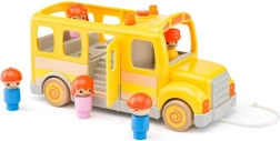 Cheerful School Bus with Lights and Sounds Woody