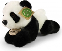 Panda en peluche allongée 20 cm ECO‑FRIENDLY RAPPA