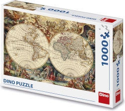 DINO puzzle historická mapa, 1000 dielikov
