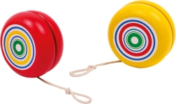 small foot Wooden Yo-Yo Spiral Yellow