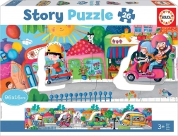 Story Puzzle: City Transport, 26 pieces EDUCA