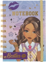 Stylish A6 Besties Notebook with Spiral Binding