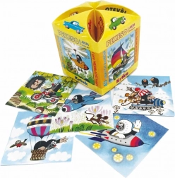 Pexeso v okrasni maxi škatli – Odpri in igraj: KRTEK