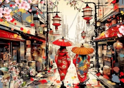 Enjoy puzzle Passeggiata per Tokyo 1000 pezzi