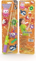 Jeu de pêche en bois – Orange