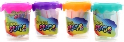 Slime Making in a Cup with Glitter and Figurine