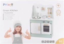 VIGA PolarB Wooden Kitchen with Accessories Eco Green