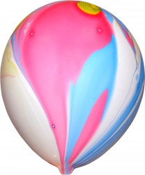 Ballons gonflables 30 cm arc-en-ciel - lot de 10 pièces