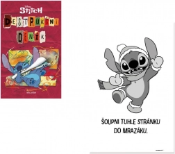 destrukční deník stitch kapesní 13 × 20 cm