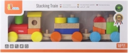 VIGA Wooden Stacking Train 41 cm
