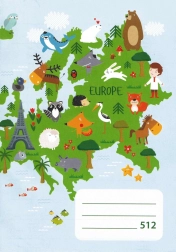 A5 School Notebook ruled, 10 sheets Europe