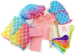 Plejo kinderset om te bakken met regenboogmotief