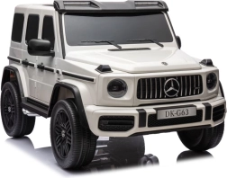 Auto elettrico Mercedes G63 XXL bianco 24V