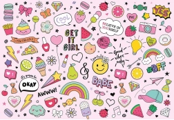 Sticker Puzzle Icons 250 Pieces