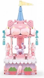 Sluban Pastel Carousel with Kitten – Building Set