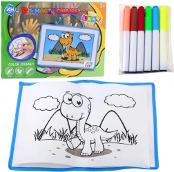 Magic DIY Painting Board with Washable Markers