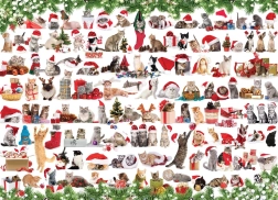 Christmas Cats Puzzle 1000 Pieces