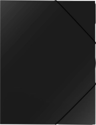Cartellina con elastico A4 in polipropilene, nera