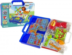 3D puzzle suitcase set with screwdriver for DIY kids