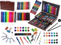 Houten artistieke set 123 delen