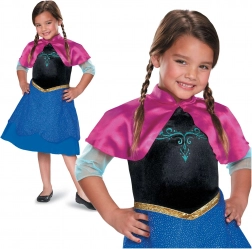 Costume per bambina Disney Frozen Anna 109–123 cm (5–6 anni)
